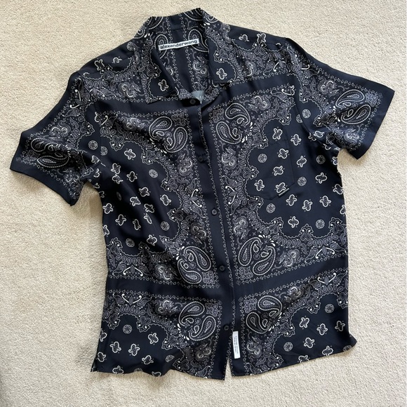 Alexander Wang paisley silk shirts｜ファッション
